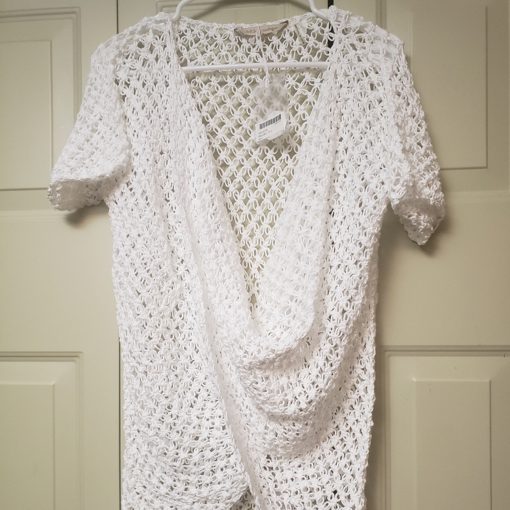 Soft Surroundings Top Blouse brown new with tag